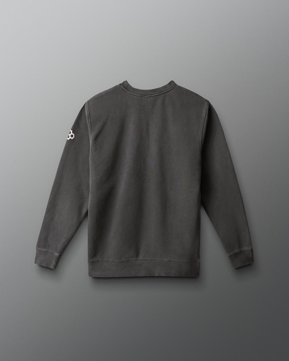 Gray sweatshirt on a gray background