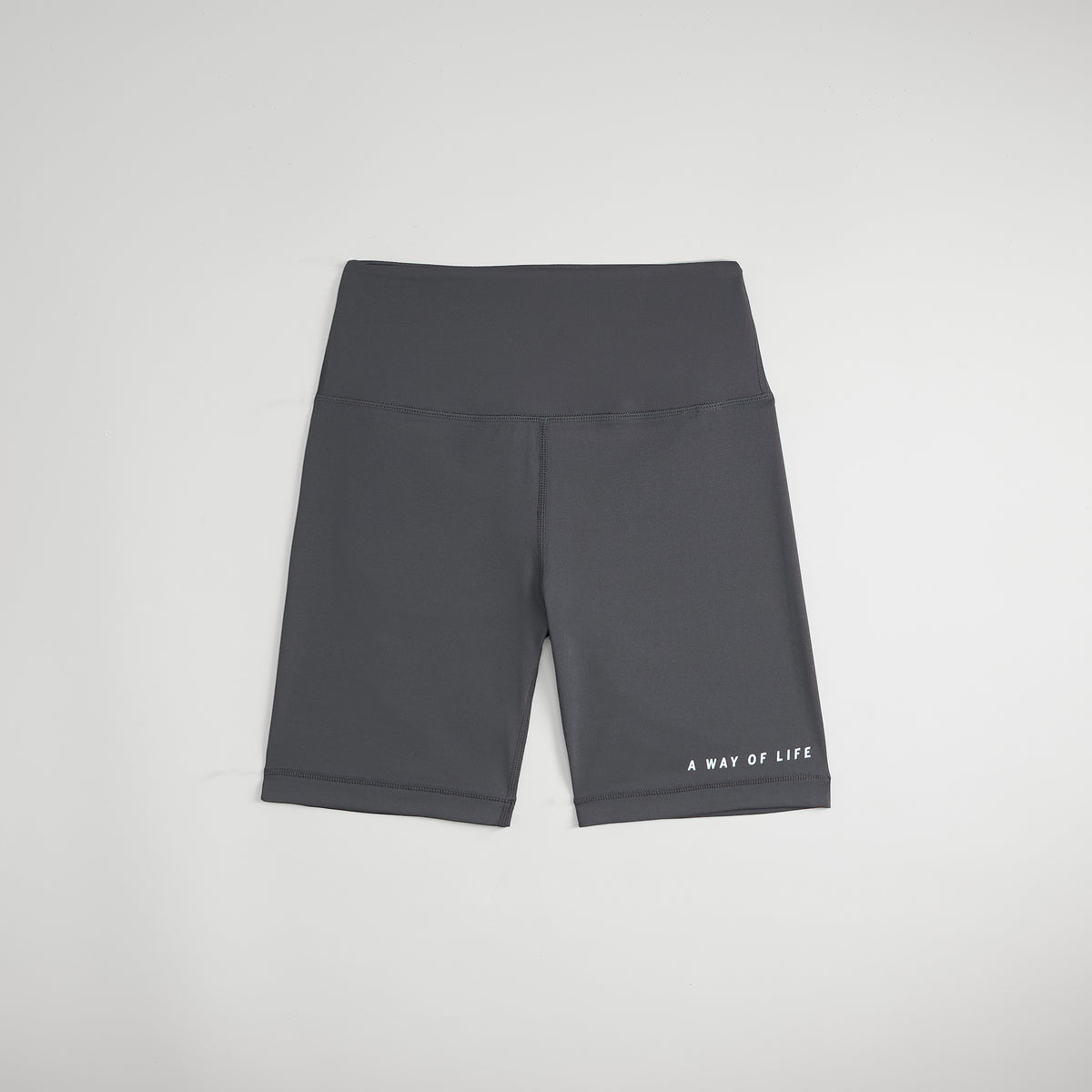 RUDIS Women's High Waisted 6" Aerlux Biker Shorts - Charcoal