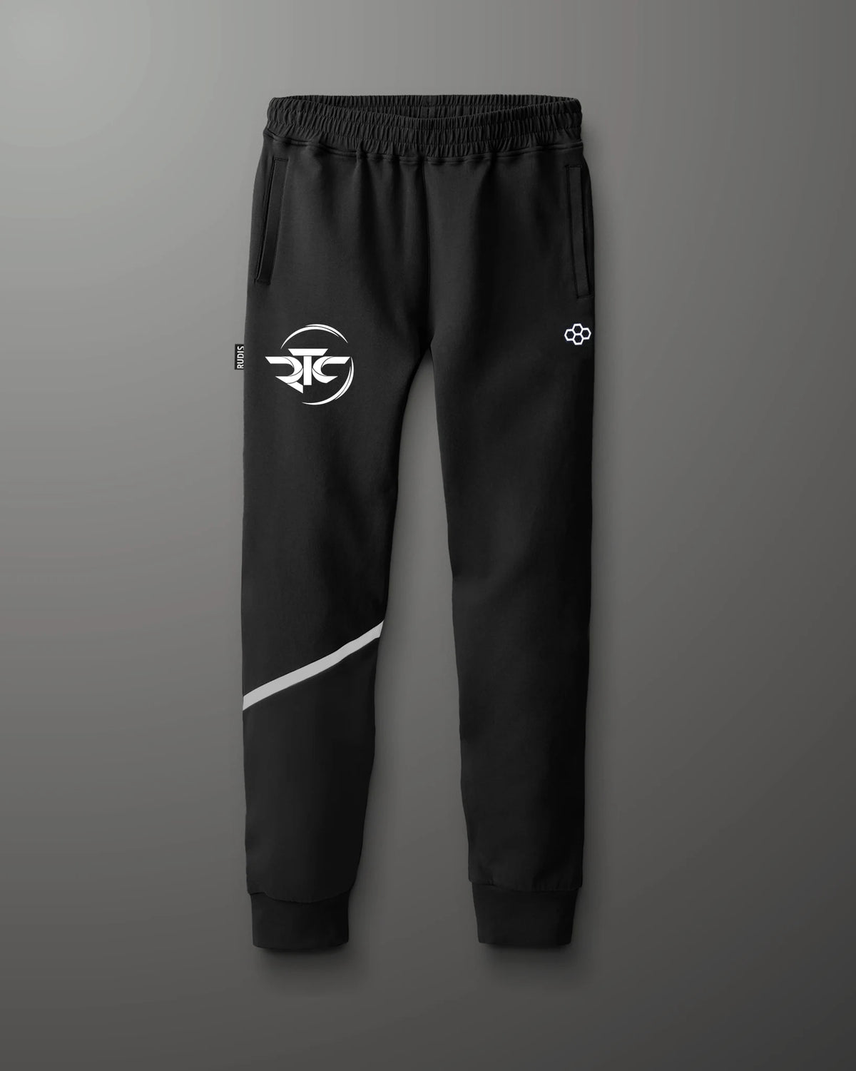 RUDIS Colorblock Youth Jogger - Black/White/Black
