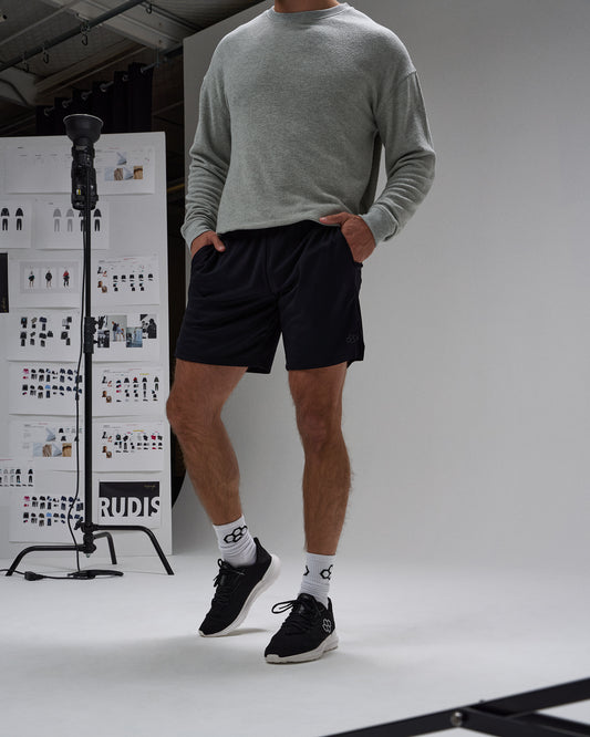 RUDIS 8" 2.0 Mesh Shorts - Black