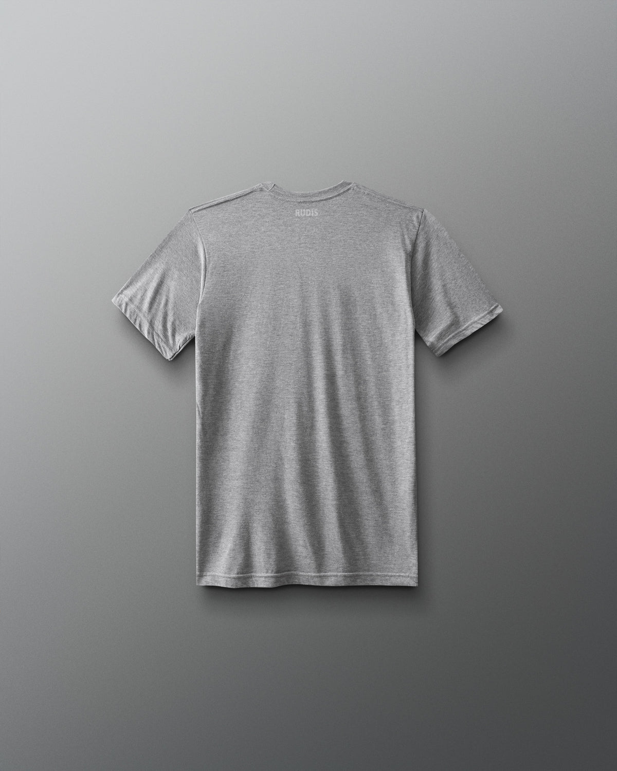 Gray t-shirt on a gray background