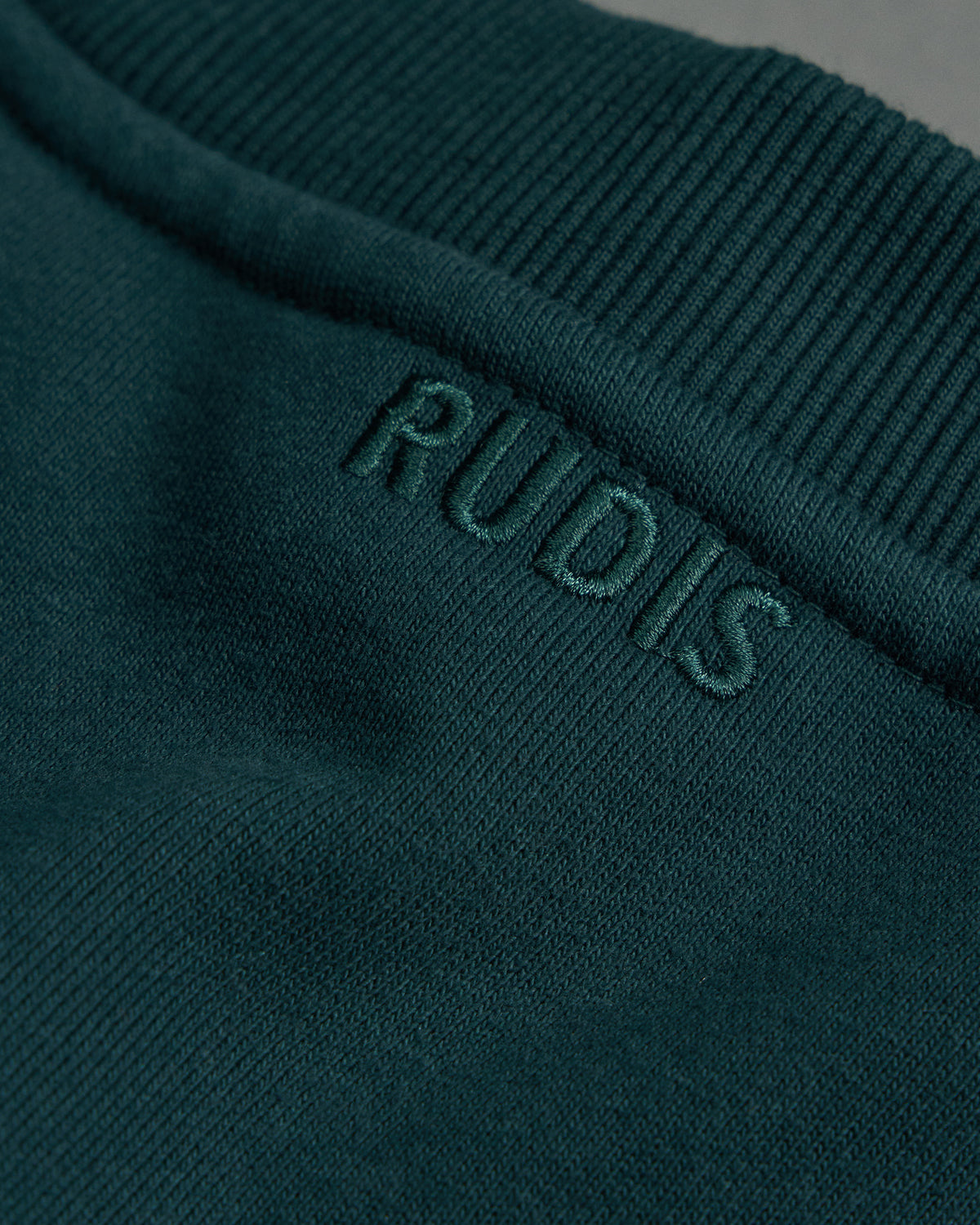 Pull ras du cou en polaire épaisse RUDIS Titan pour jeunes - Vert aigle