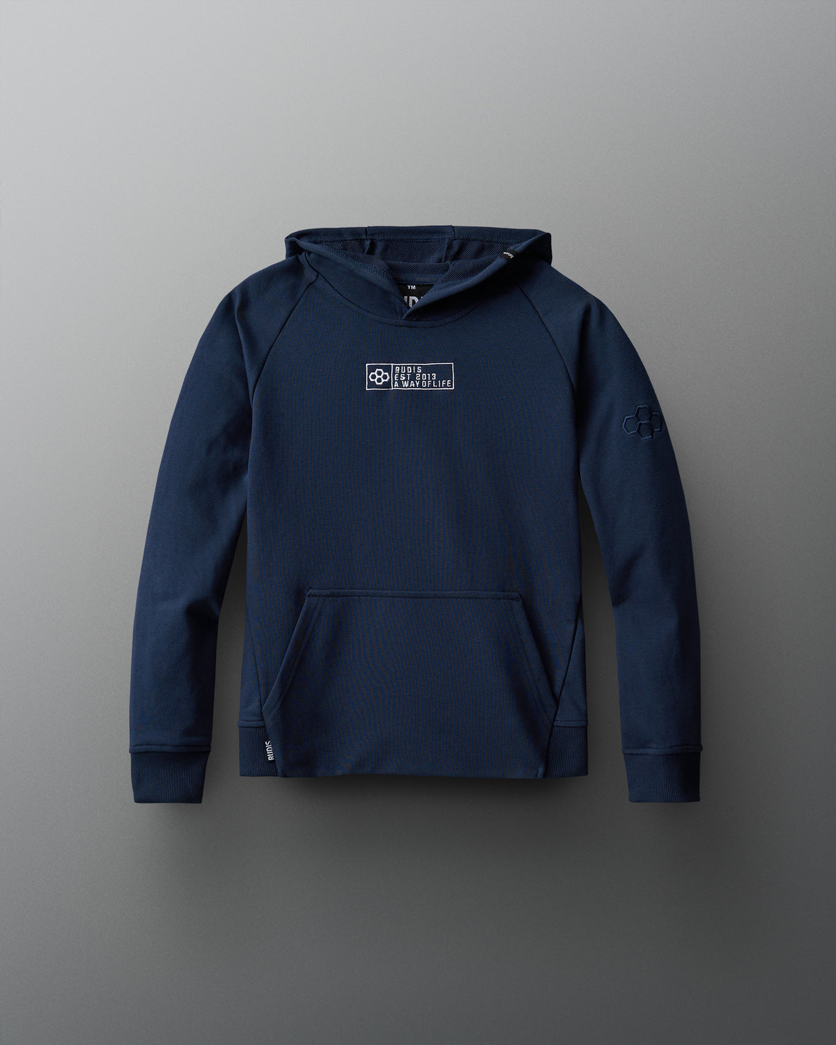 Sweat à capuche pour jeunes avec étiquette RUDIS