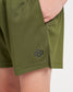 Short en maille pour jeunes RUDIS 6" - Vert armée