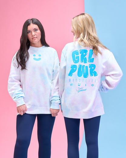 SH Girl Power Tie-Dye Crewneck