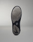 Bottom wrestling shoe - Black wrestling shoe sole with a brand logo on a gray background - Cary Kolat wrestling shoes