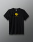 A gray Iowa Wrestling Performance T-Shirt with a graphic on the front showing the Iowa wrestling team logo and the brand Spencer-Lee.