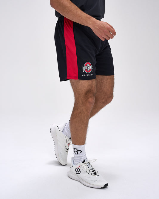 Ohio State Wrestling 5" Mesh Panel Shorts