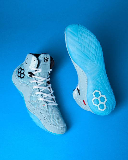 JB1 Adult Wrestling Shoes - Ice Blue
