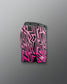 Pink and black patterned boxer briefs with 'RUDIS' branding on a gray background