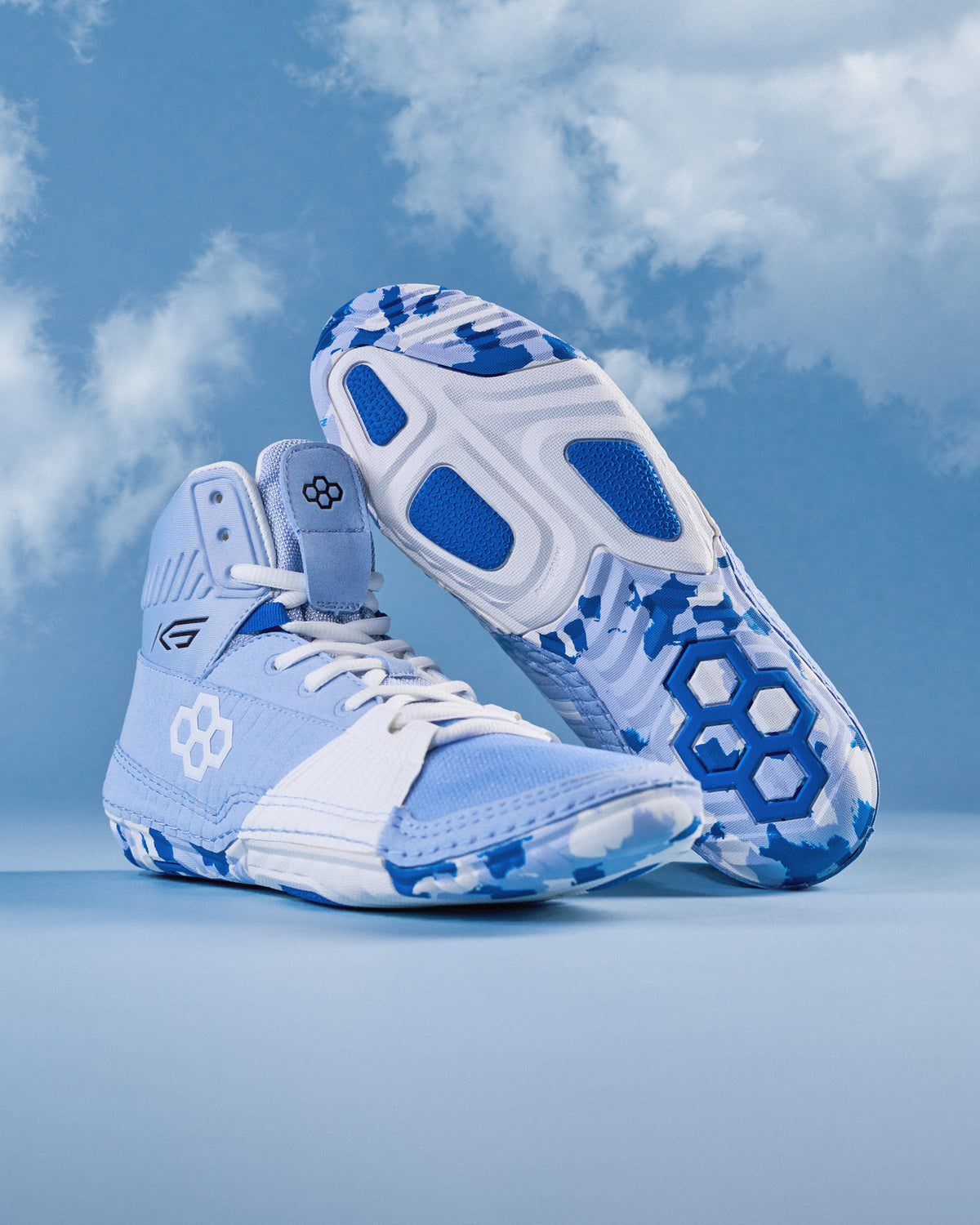 Chaussures de lutte pour adultes RUDIS KS Power - Sky