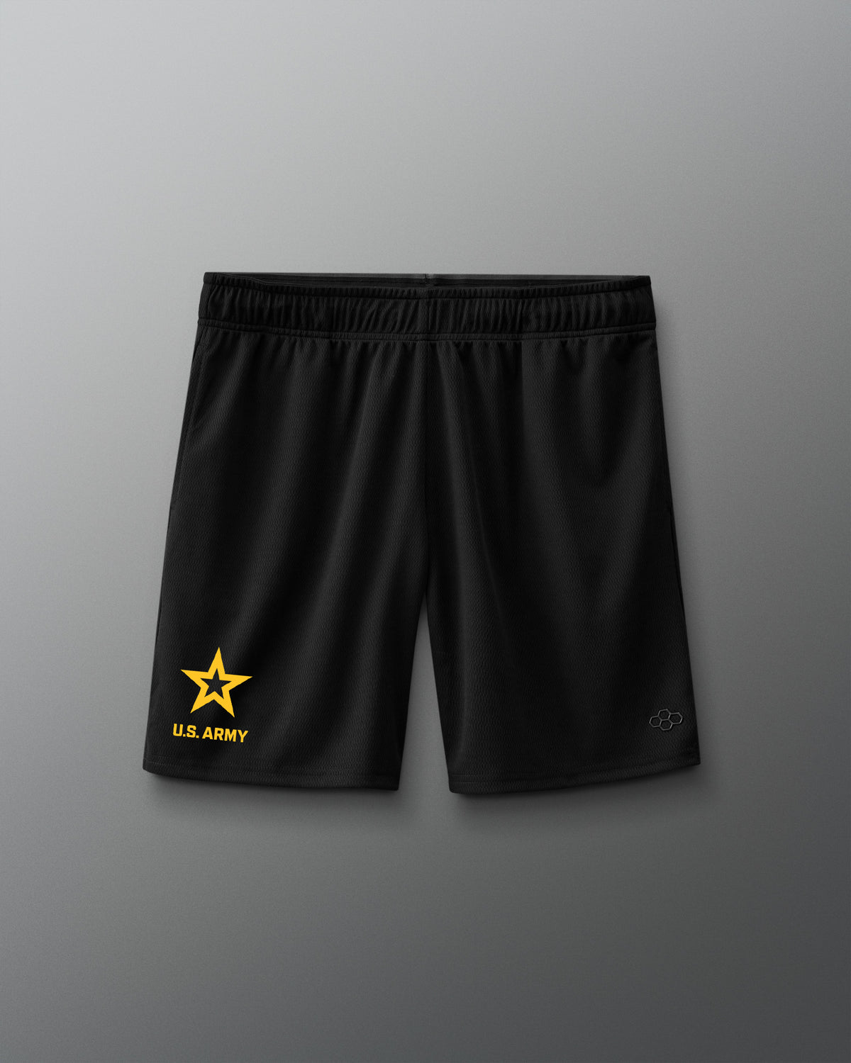 Short en maille 2.0 de 8 pouces avec emblème de lutte de l'armée américaine
