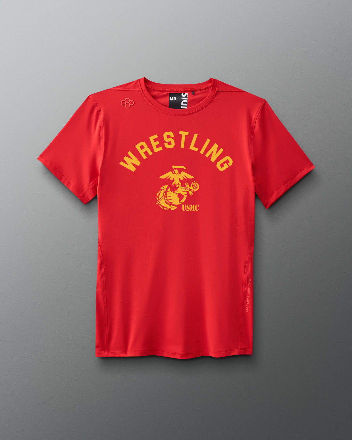 T-shirt de performance avec emblème de lutte USMC