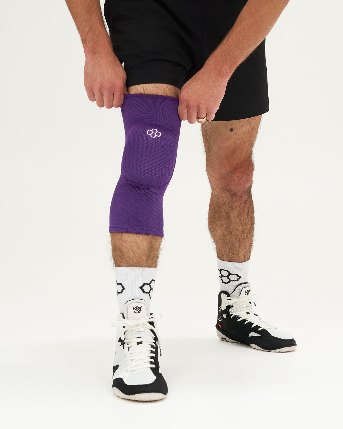 RUDIS Cushion Wrestling Knee Pad - Purple