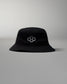 Casquette de camionneur de lutte brodée RUDIS - noir/noir