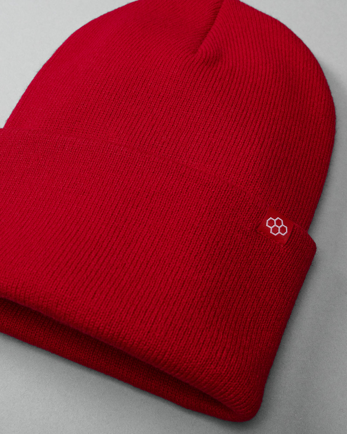 RUDIS Standard Foldover Beanie - Red