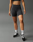 RUDIS Women's High Waisted 6" Aerlux Biker Shorts - Charcoal