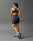 RUDIS Women's High Waisted 6" Aerlux Biker Shorts - Charcoal