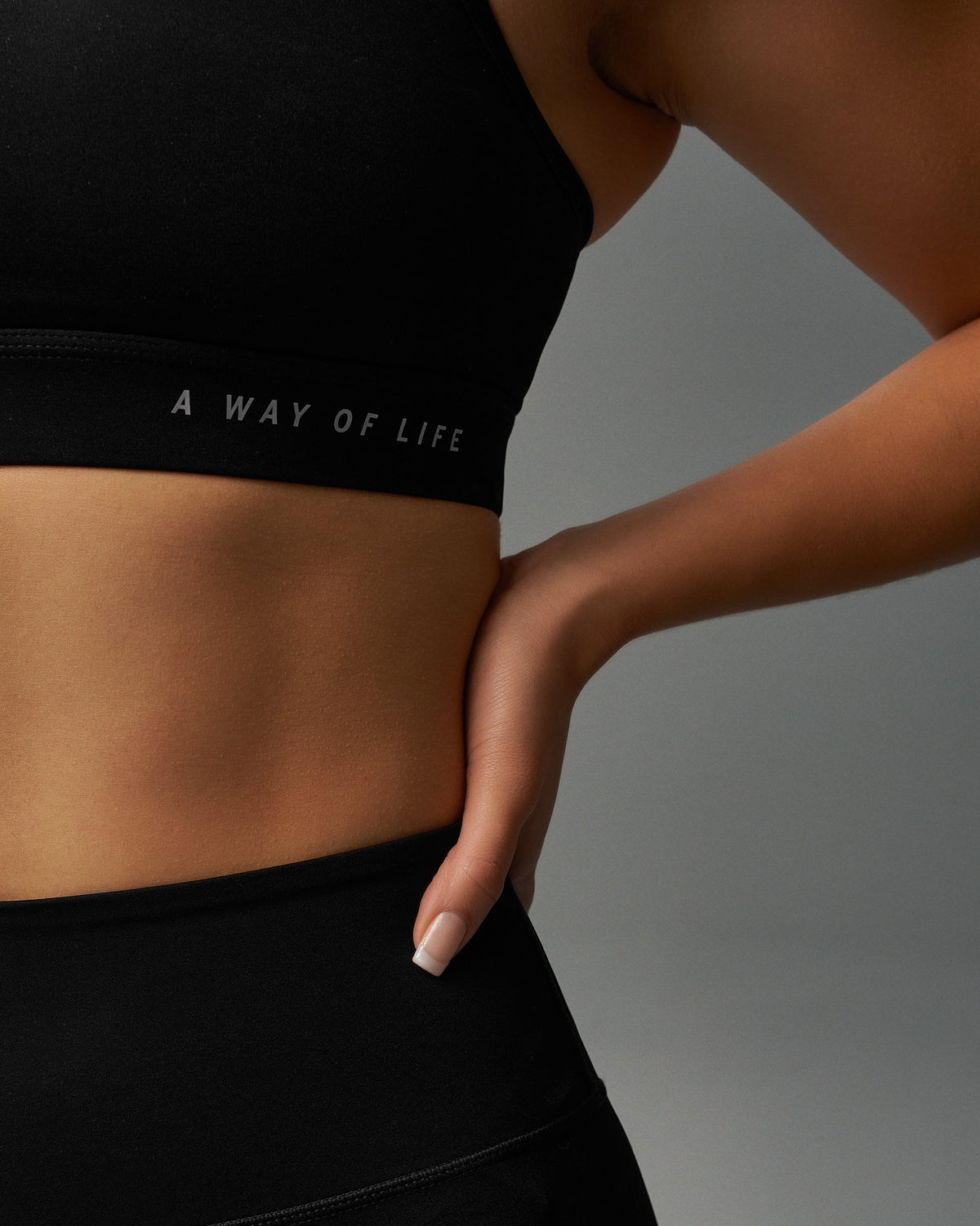 RUDIS Essential Hex Women's Aerlux Sports Bra - Black