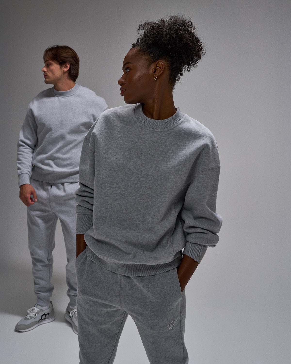 RUDIS Titan Heavyweight Crewneck - Athletic Gray