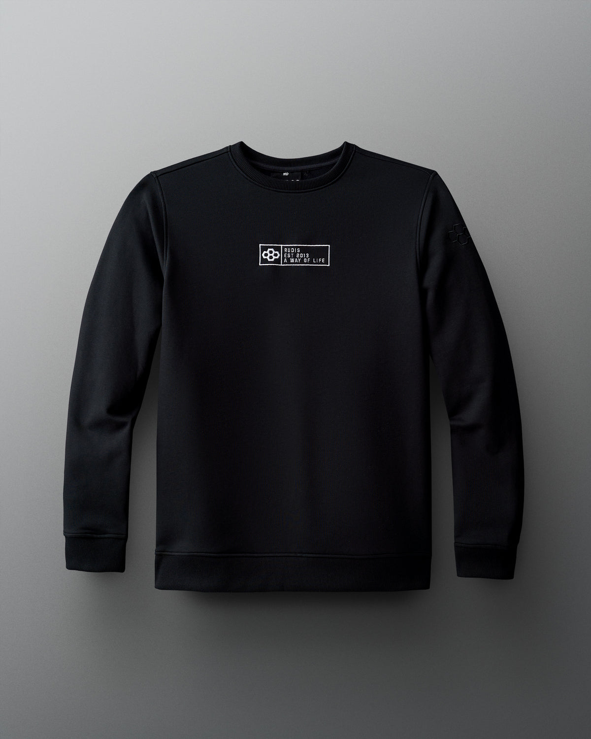 Pull ras du cou avec étiquette RUDIS