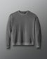 Gray sweatshirt on a gray background