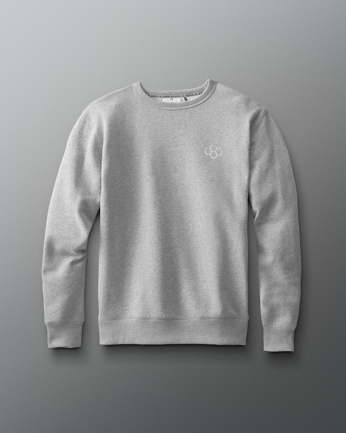 RUDIS Essential Hex Comfort Fleece Crewneck