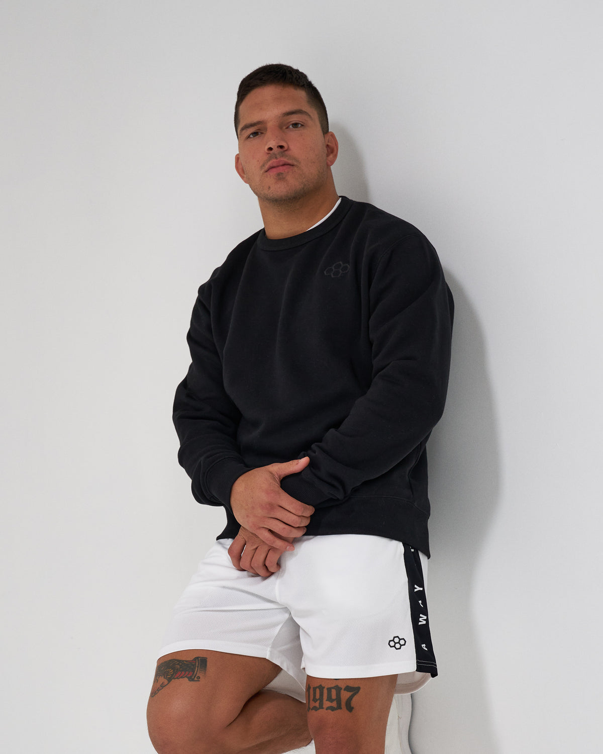 RUDIS Essential Hex Comfort Fleece Crewneck