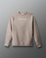 Beige sweatshirt with 'Wrestling' text on a gray background