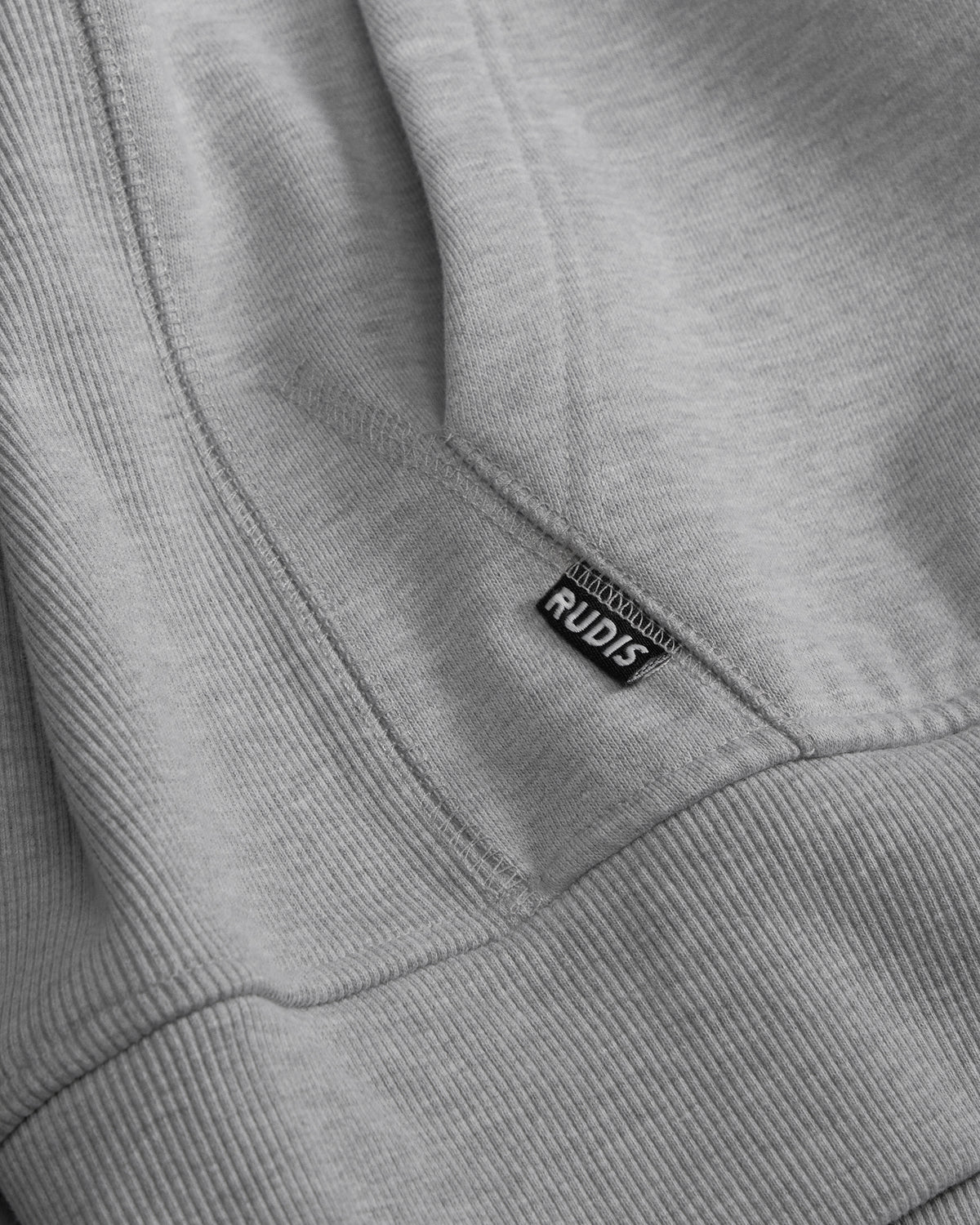 Sweat à capuche en polaire épaisse RUDIS Titan - Gris athlétique
