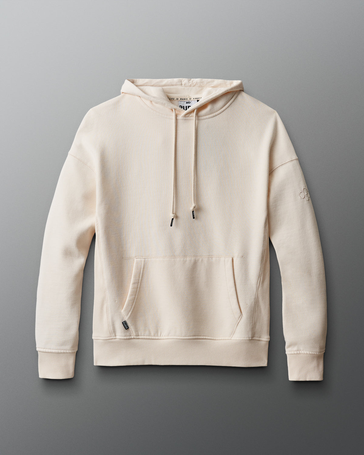 Sweat à capuche en polaire épaisse RUDIS Titan - Crème