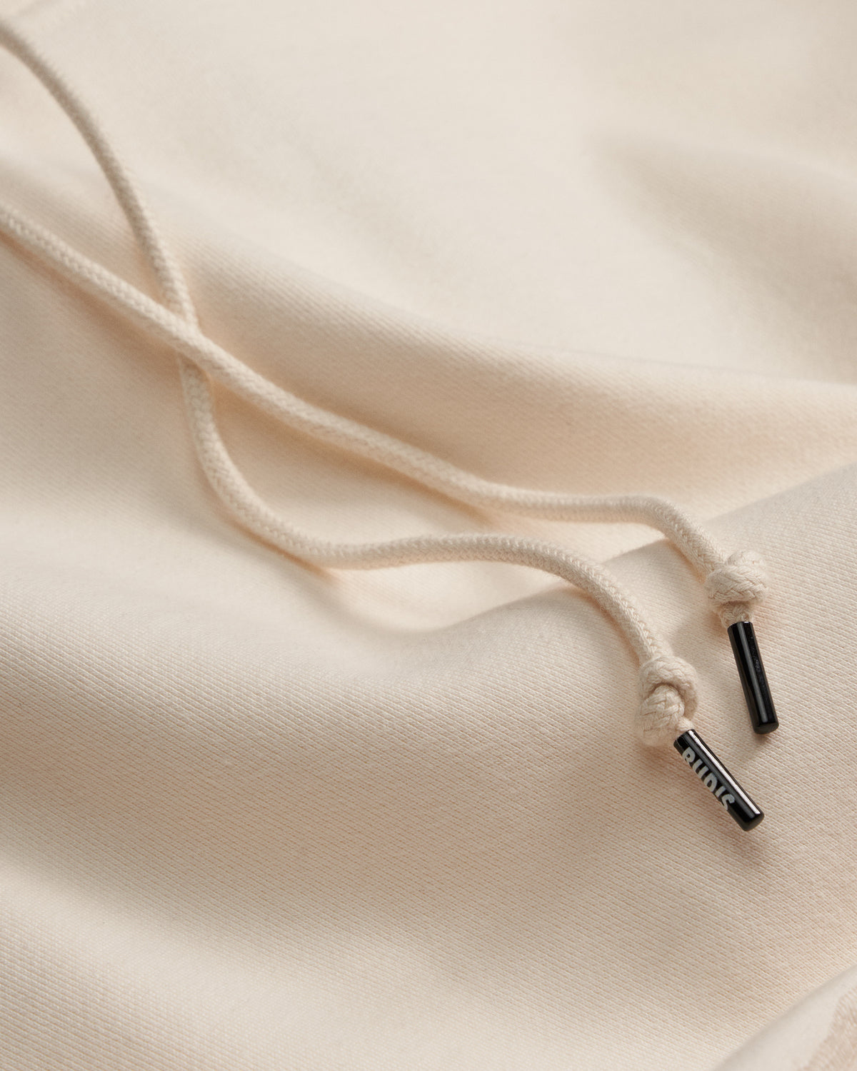 Sweat à capuche en polaire épaisse RUDIS Titan - Crème