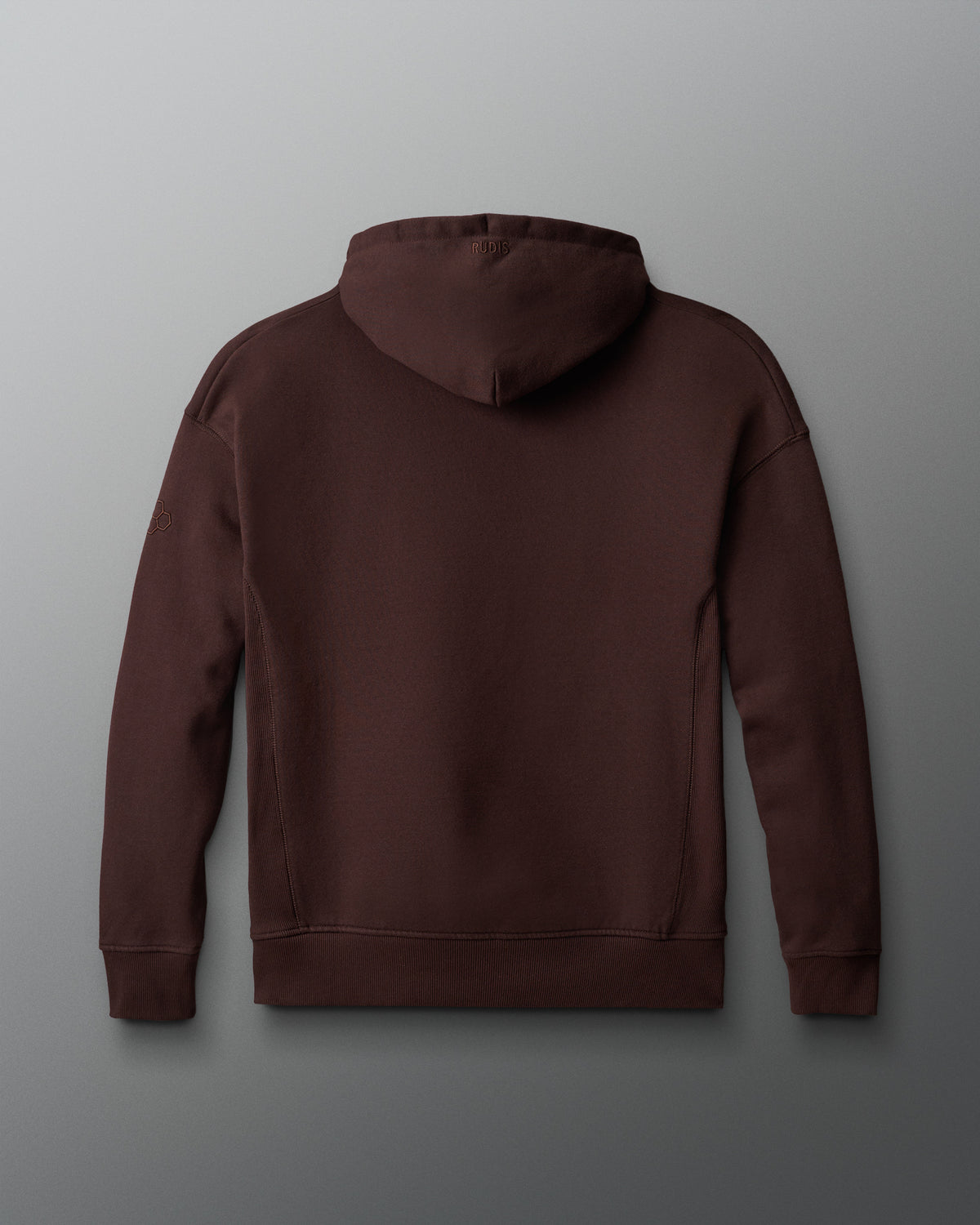 Sweat à capuche en polaire épaisse RUDIS Titan - Café moulu