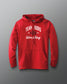 Red hoodie with 'Team Rudis Wrestling' text on a gray background