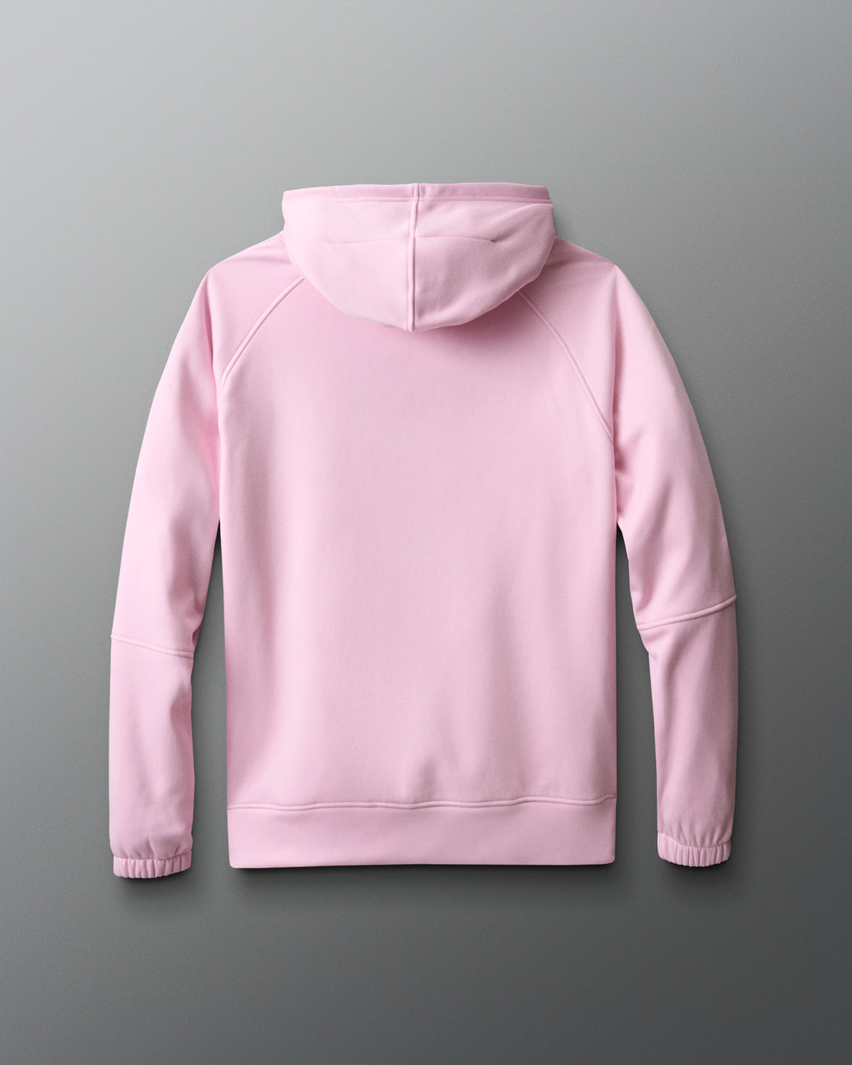 Pink hoodie on a gray background