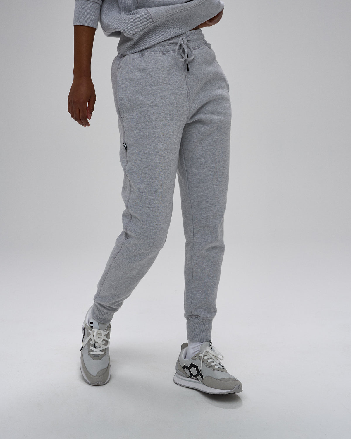 Pantalon de jogging en polaire épaisse RUDIS Titan - Gris athlétique