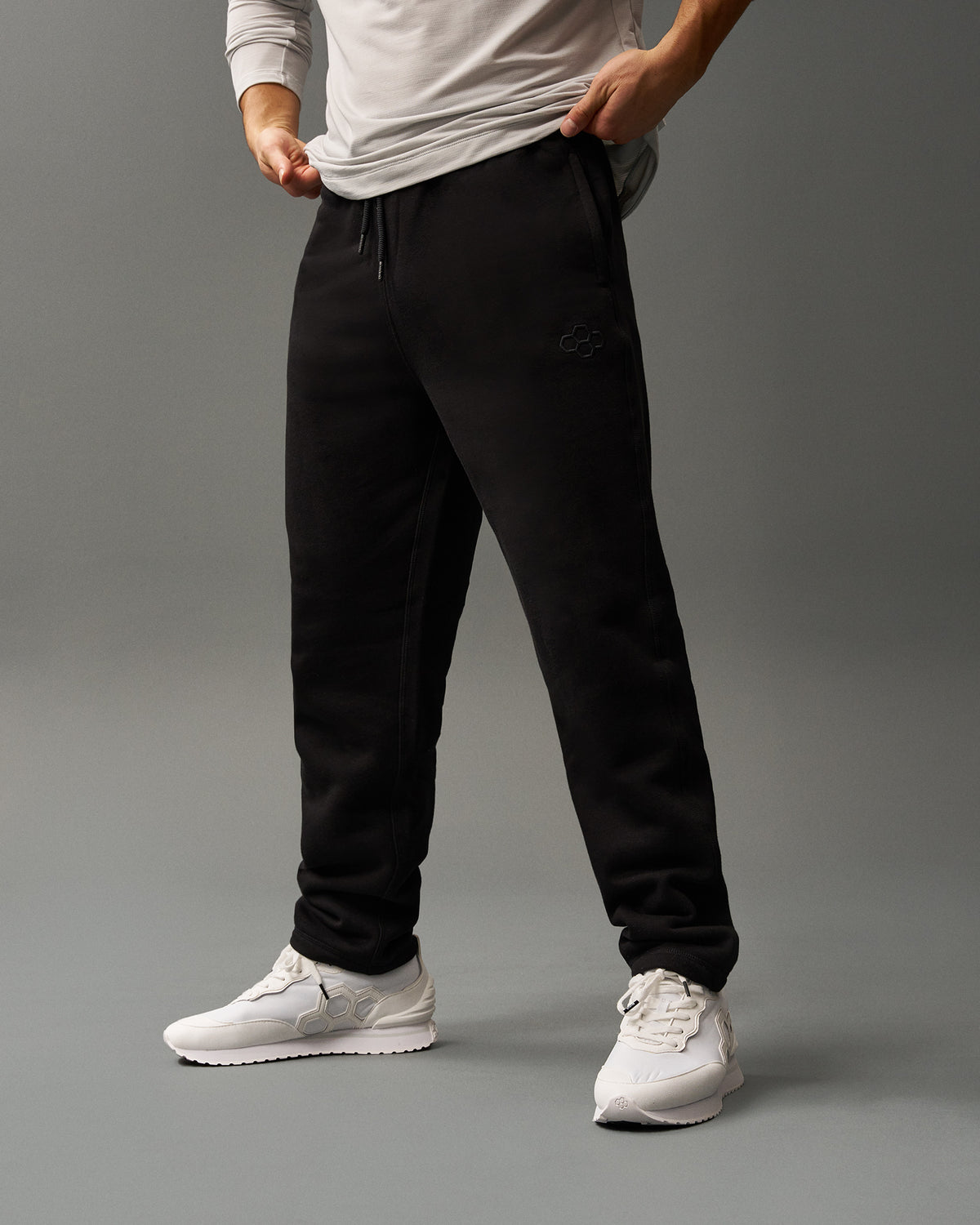 RUDIS Open Hem Comfort Fleece Sweatpants