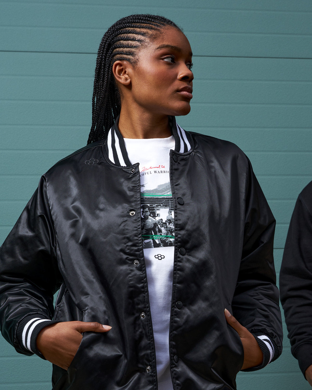 Veste en satin RUDIS
