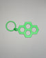 RUDIS Hex Diecut Keychain