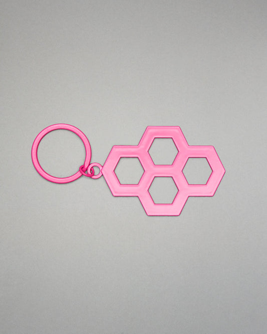 RUDIS Hex Diecut Keychain