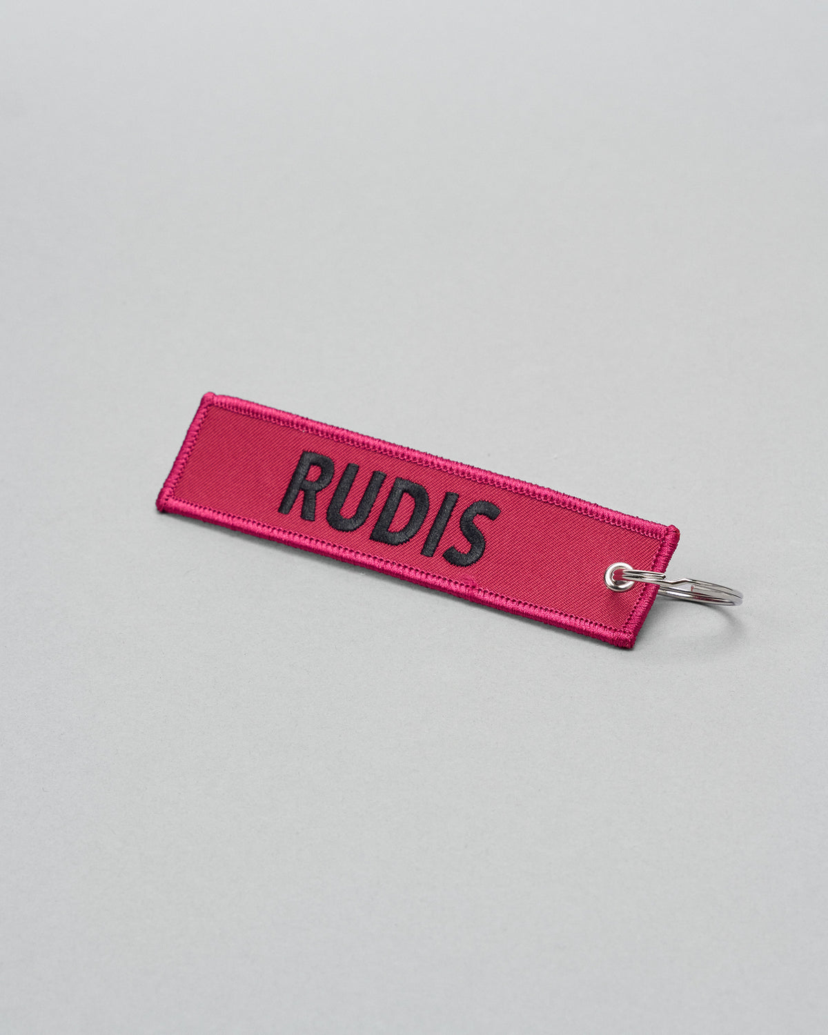 RUDIS Motto Woven Keychain