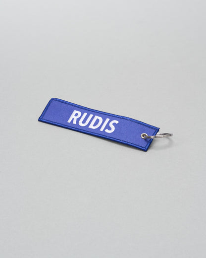 RUDIS Motto Woven Keychain