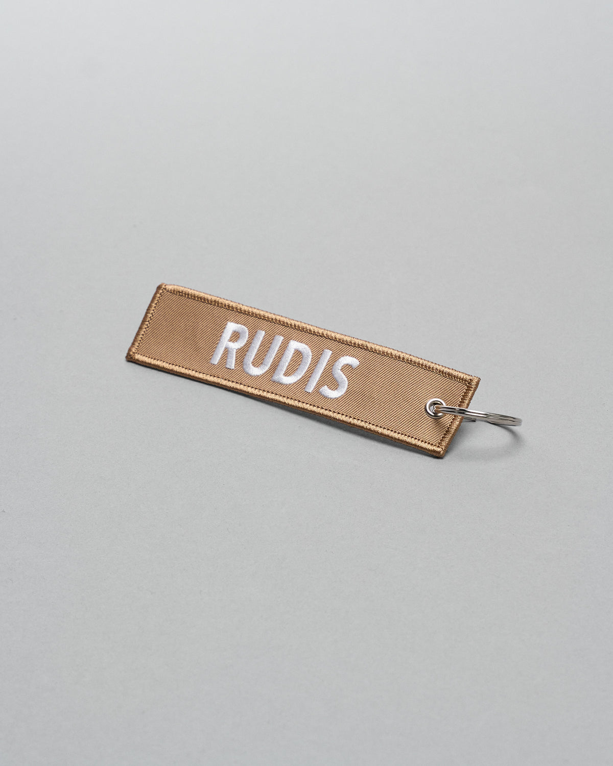 RUDIS Motto Woven Keychain