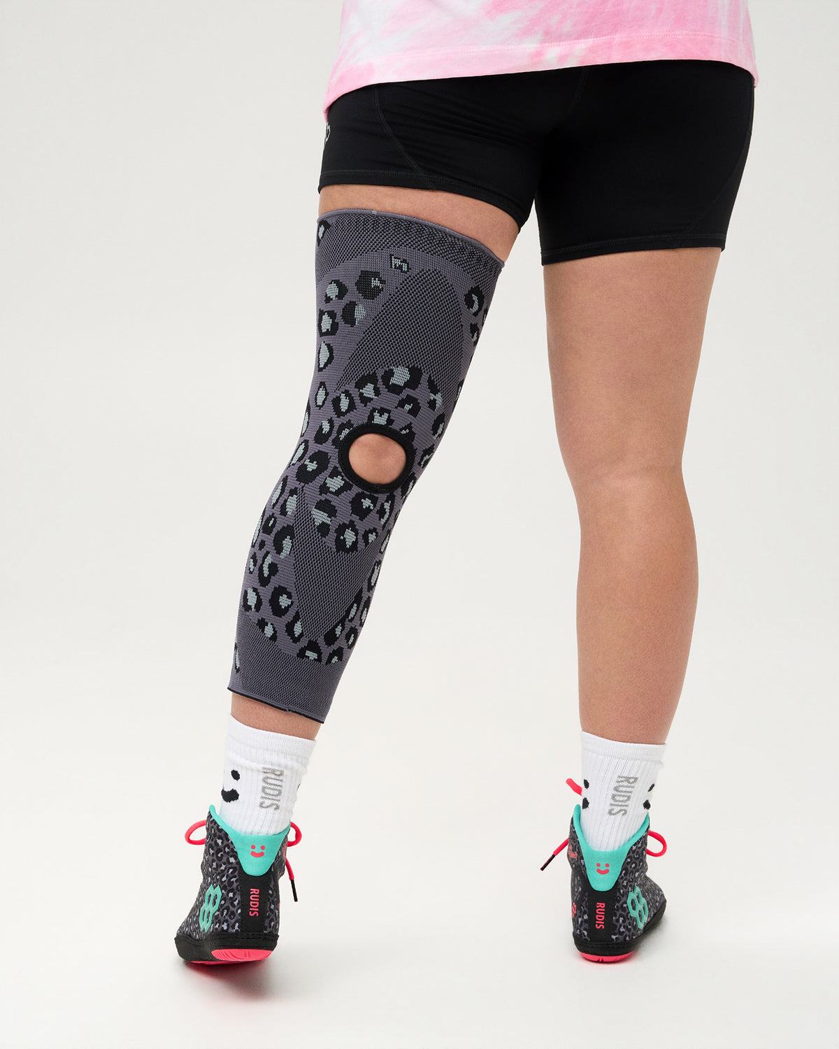 RUDIS Elite Speed Knee Sleeve - Black Leopard