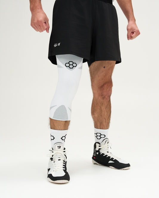 RUDIS Elite Speed Knee Sleeve - White
