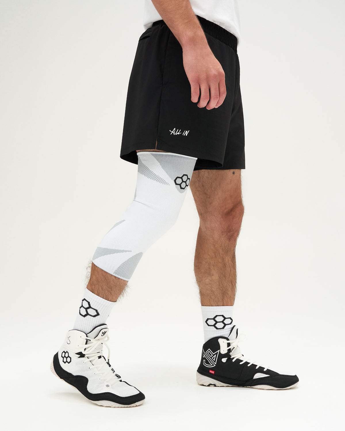 RUDIS Elite Speed Knee Sleeve - White