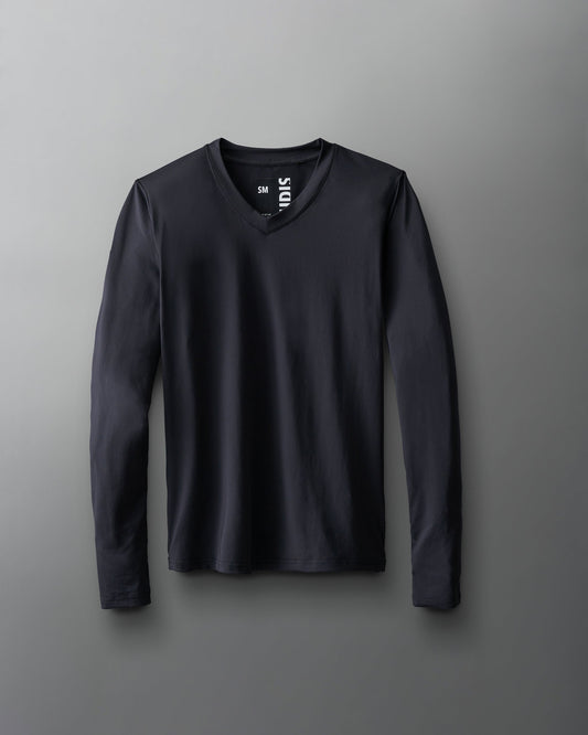 RUDIS Performance Women's V-Neck Long Sleeve - Black