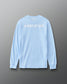 Back view of the light blue RUDIS Elite Super Soft Long Sleeve featuring white “A WAY OF LIFE” lettering and RUDIS branding below the collar.
