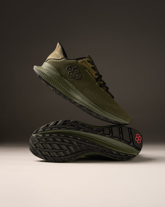 RUDIS Journey Knit Adult Training Shoes - Ranger Green