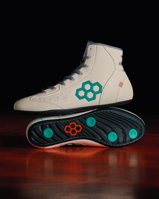 RUDIS International Adult Wrestling Shoes - Utility - side and bottom shoe view